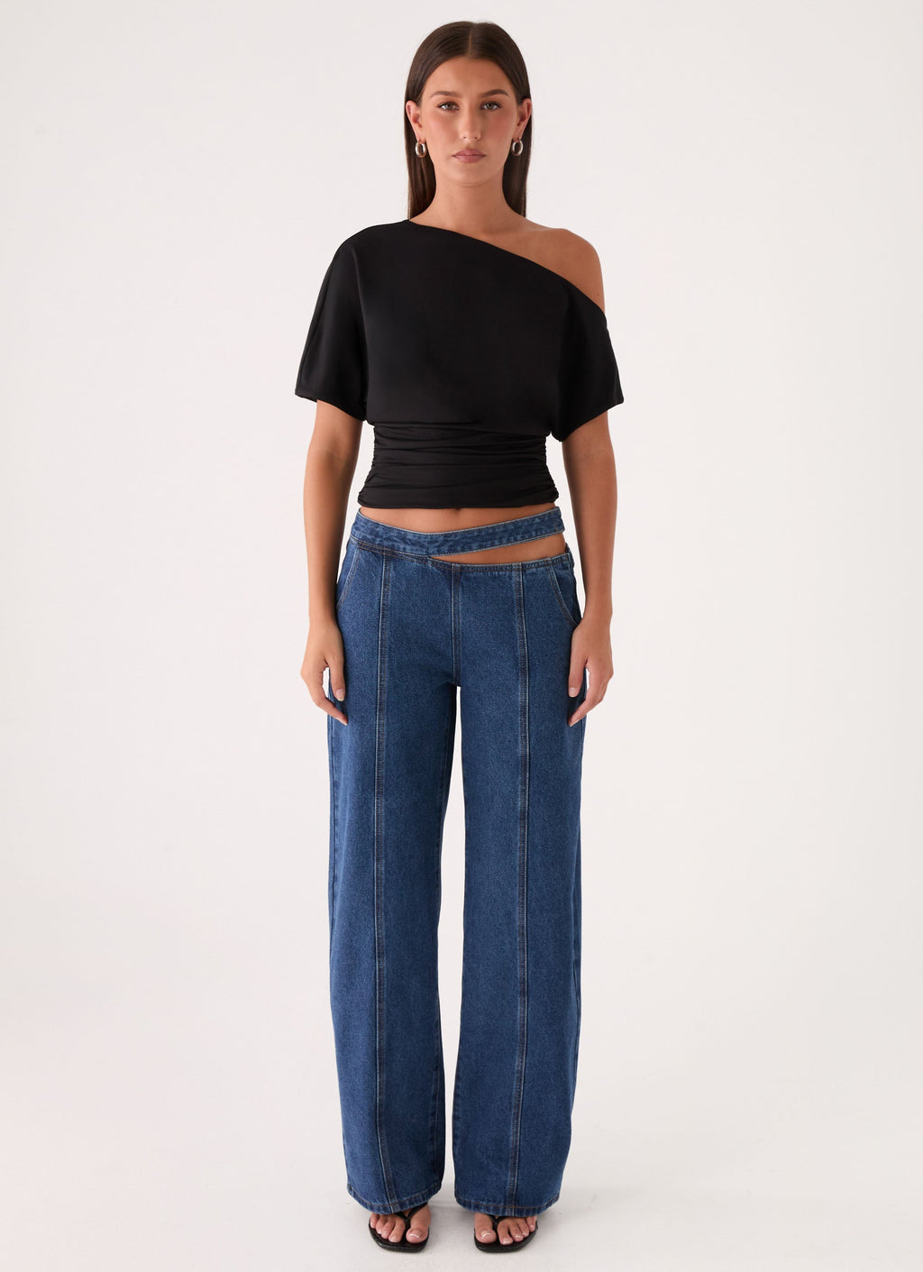 Janni Off Shoulder Top - Black